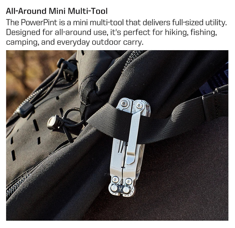 PowerPint 18-in-1 Tactical Multi-Tool – Folding Pliers & Knife
