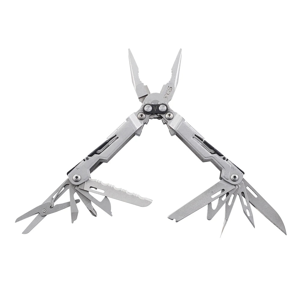 PowerPint 18-in-1 Tactical Multi-Tool – Folding Pliers & Knife