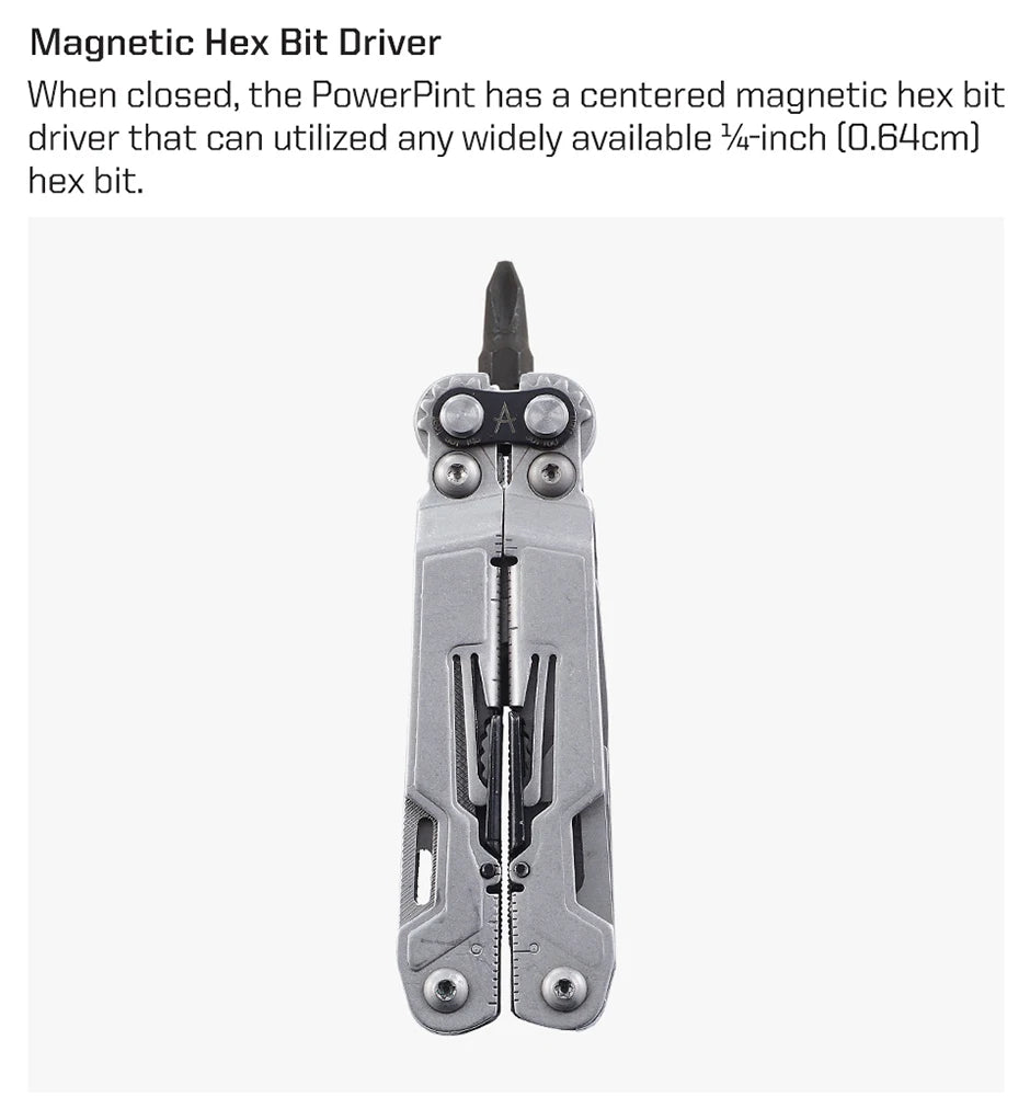 PowerPint 18-in-1 Tactical Multi-Tool – Folding Pliers & Knife