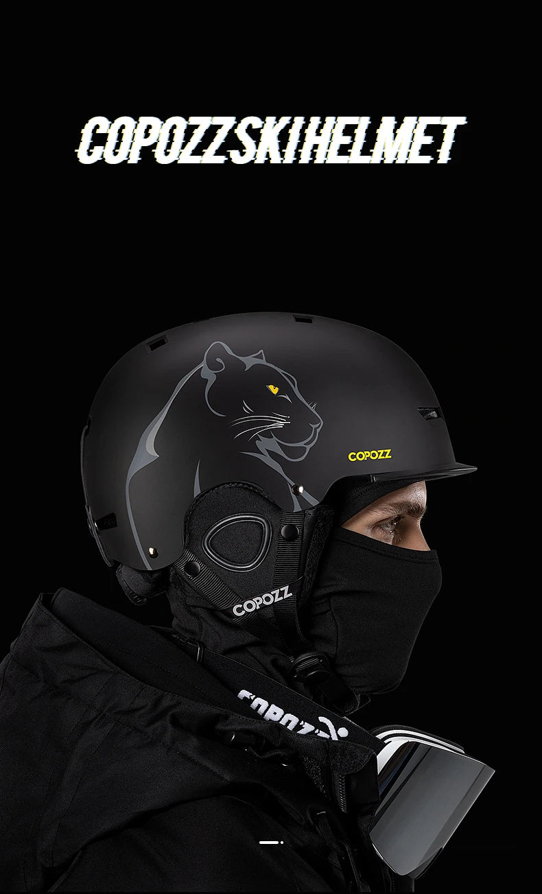 Cartoon Half-Cover Ski Helmet – Anti-Impact Sports Helmet for Adults & Kids