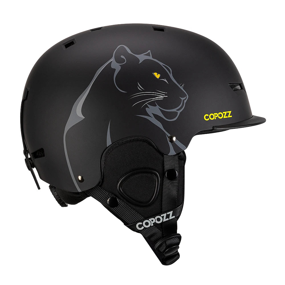 Cartoon Half-Cover Ski Helmet – Anti-Impact Sports Helmet for Adults & Kids