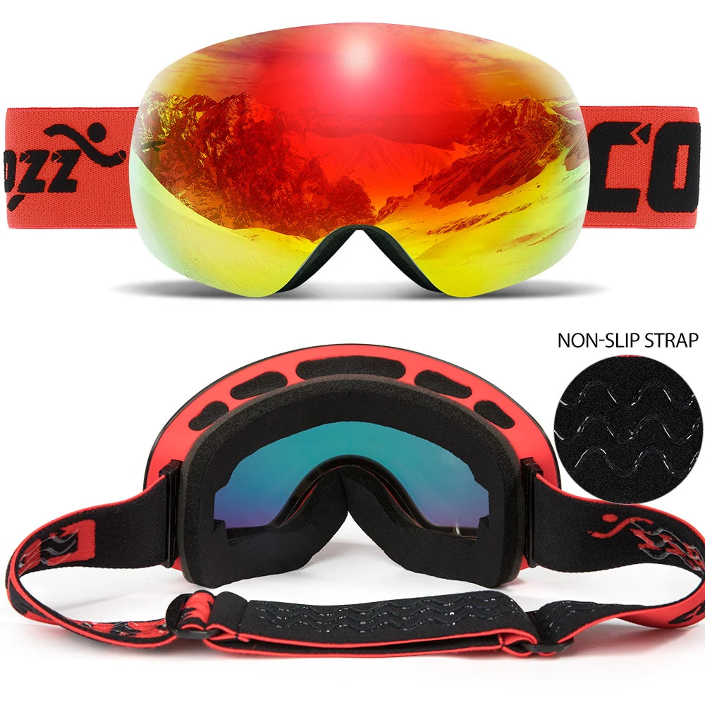 UV400 Ski Goggles – Anti-Fog Snowboard & Ski Eyewear