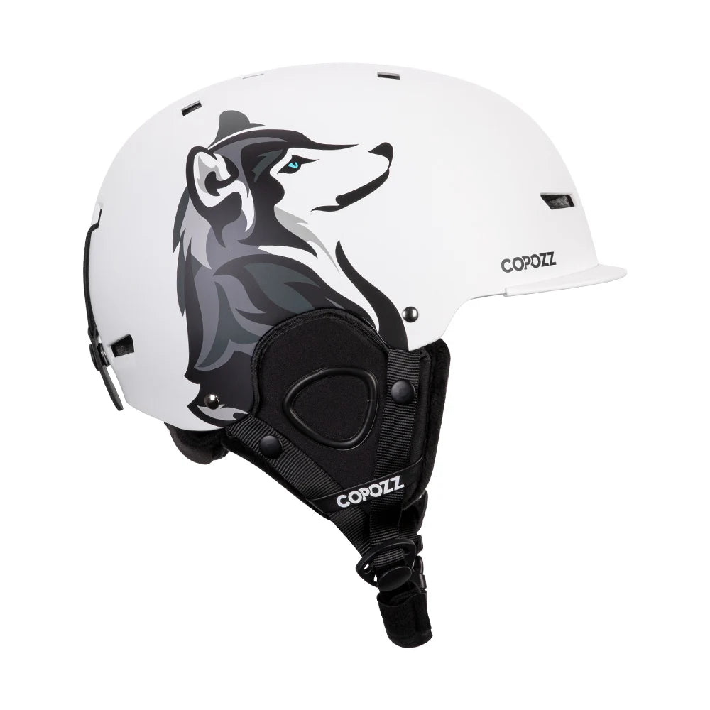 Cartoon Half-Cover Ski Helmet – Anti-Impact Sports Helmet for Adults & Kids