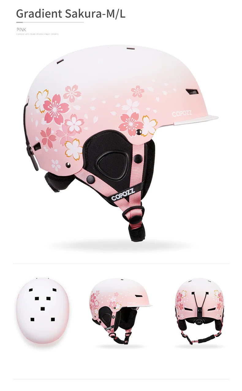 Cartoon Half-Cover Ski Helmet – Anti-Impact Sports Helmet for Adults & Kids