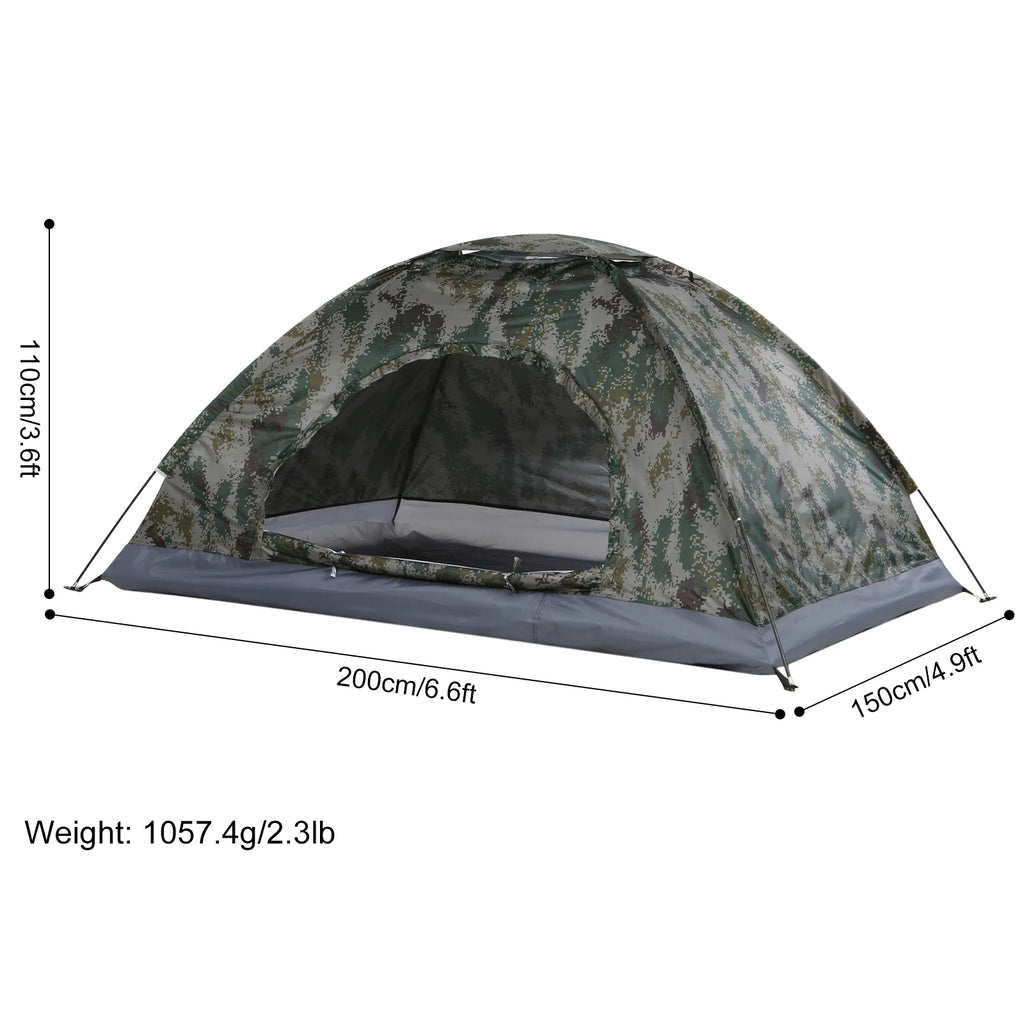 TOMSHOO 2-Person Summer Camping Tent – Lightweight Outdoor Trekking Shelter