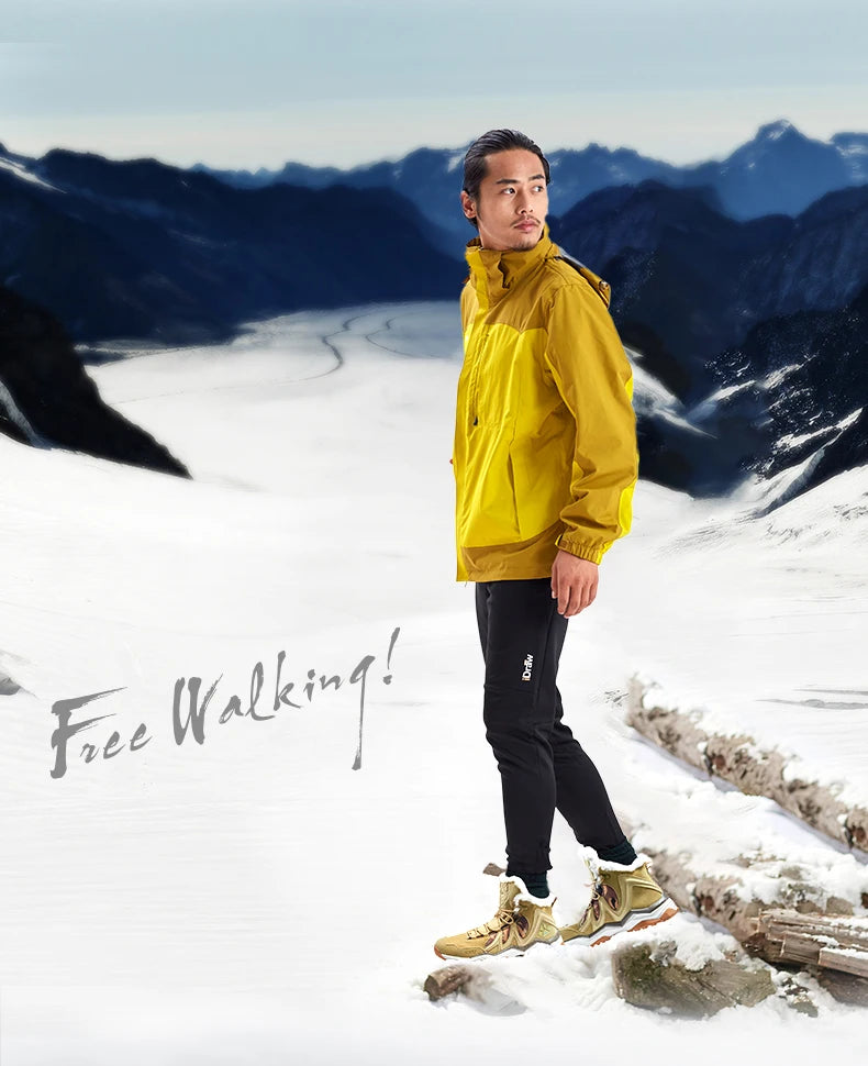Waterproof Winter Hiking Shoes – Men’s Outdoor Snow Boots