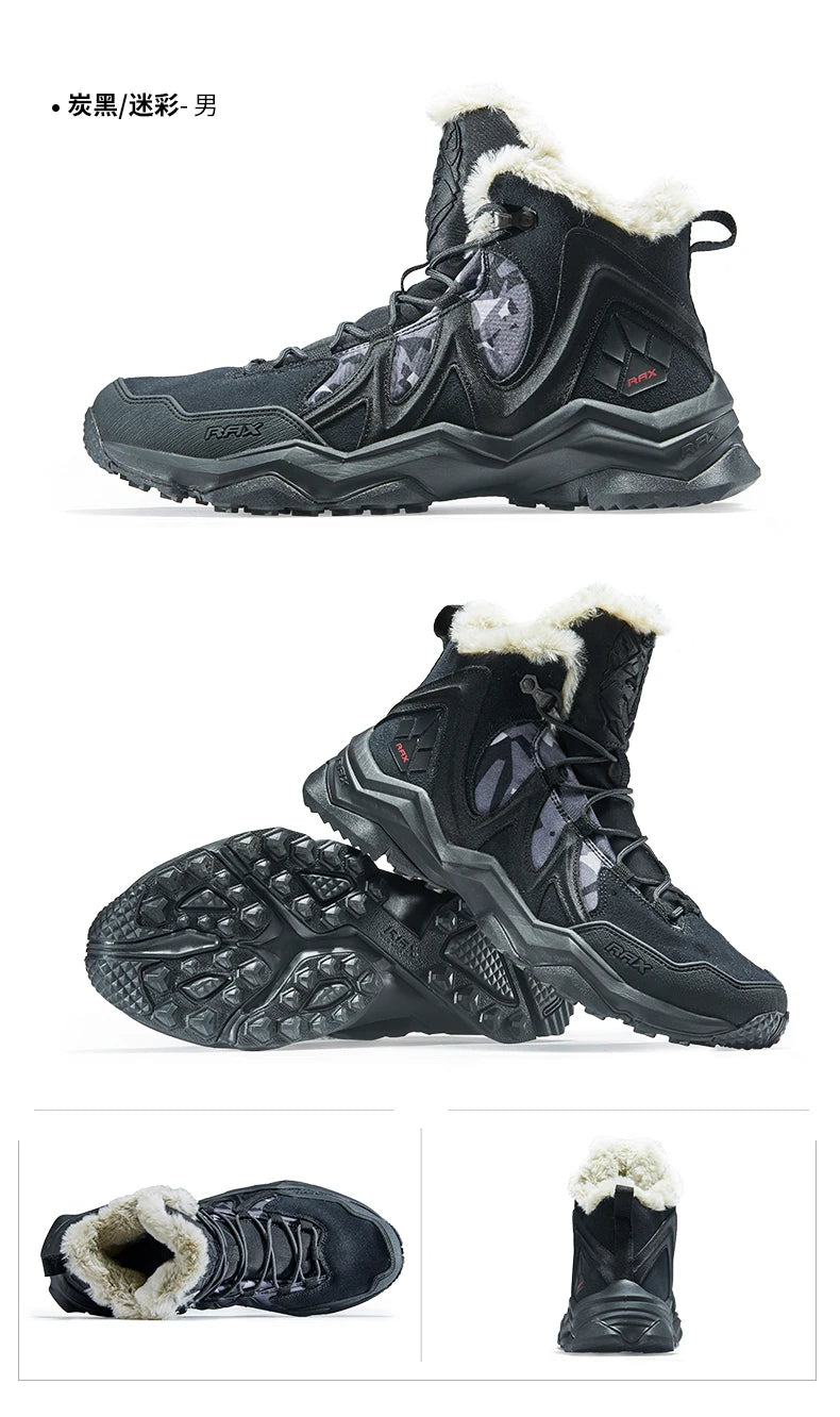 Waterproof Winter Hiking Shoes – Men’s Outdoor Snow Boots