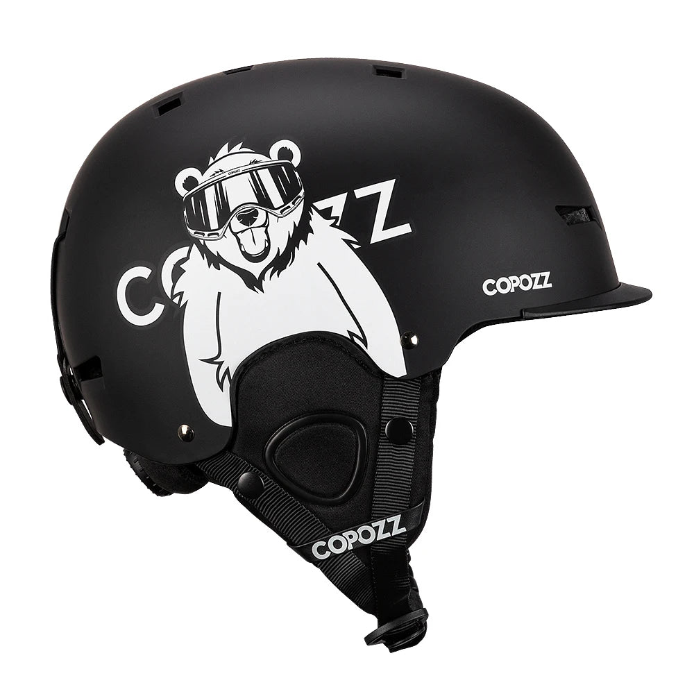 Cartoon Half-Cover Ski Helmet – Anti-Impact Sports Helmet for Adults & Kids
