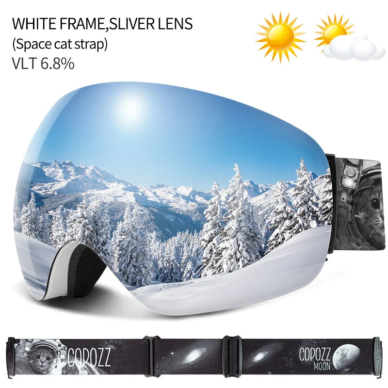 UV400 Ski Goggles – Anti-Fog Snowboard & Ski Eyewear