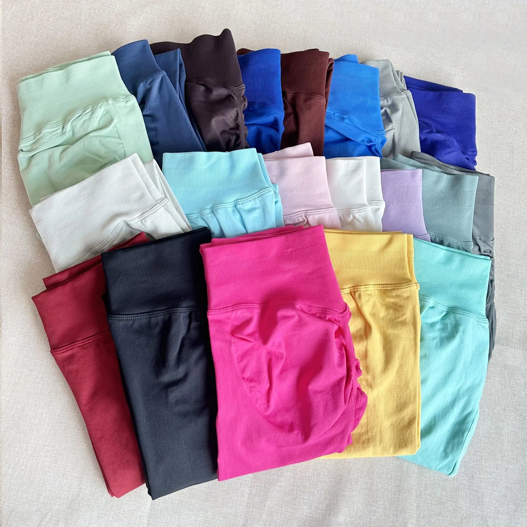 Seamless High-Elastic Yoga Leggings – Butt-Lifting Fitness Tights