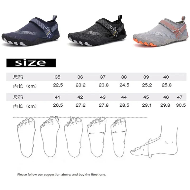 Unisex Aqua Shoes – Quick-Dry Breathable Water Sneakers