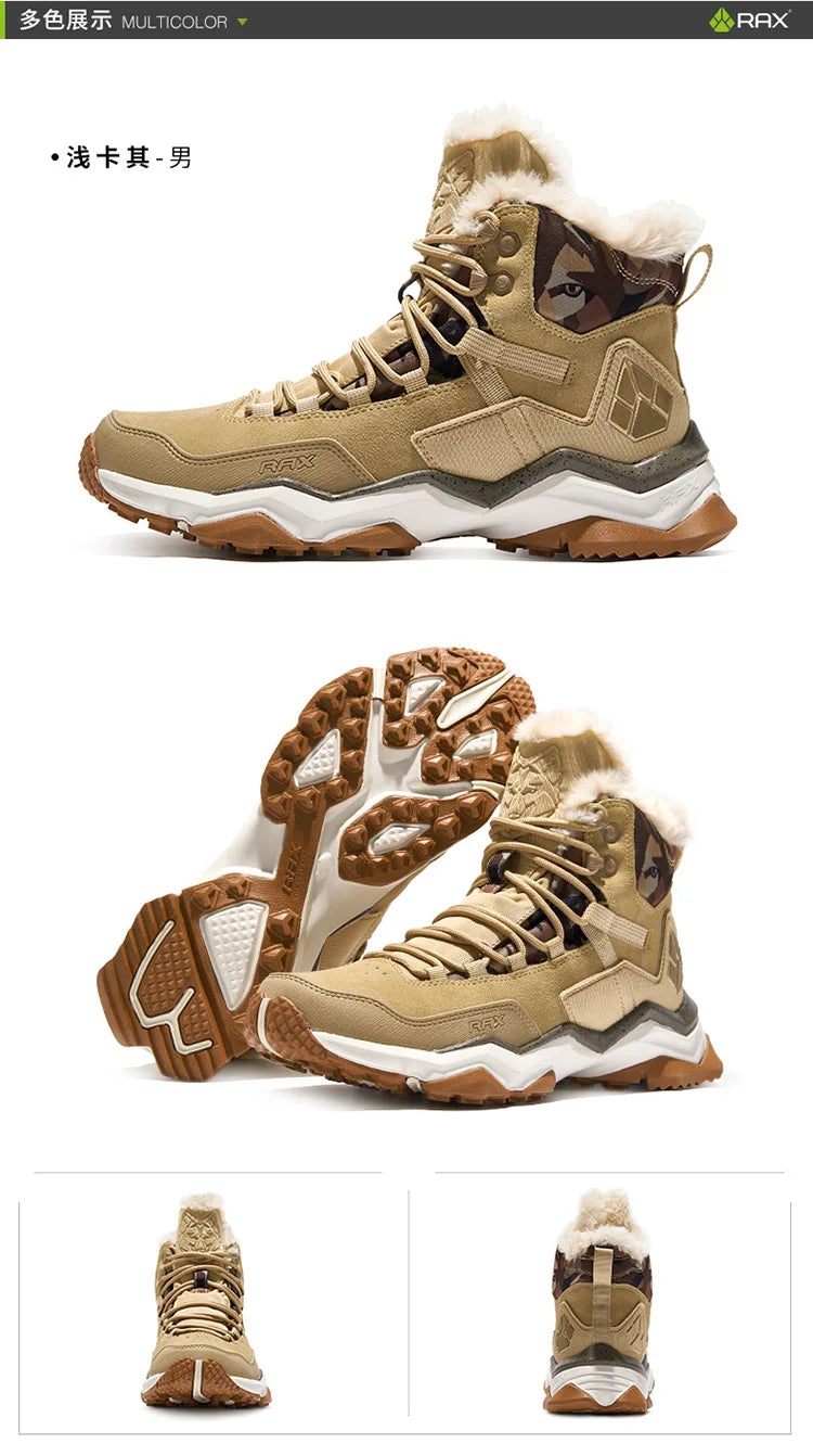 Waterproof Winter Hiking Shoes – Men’s Outdoor Snow Boots