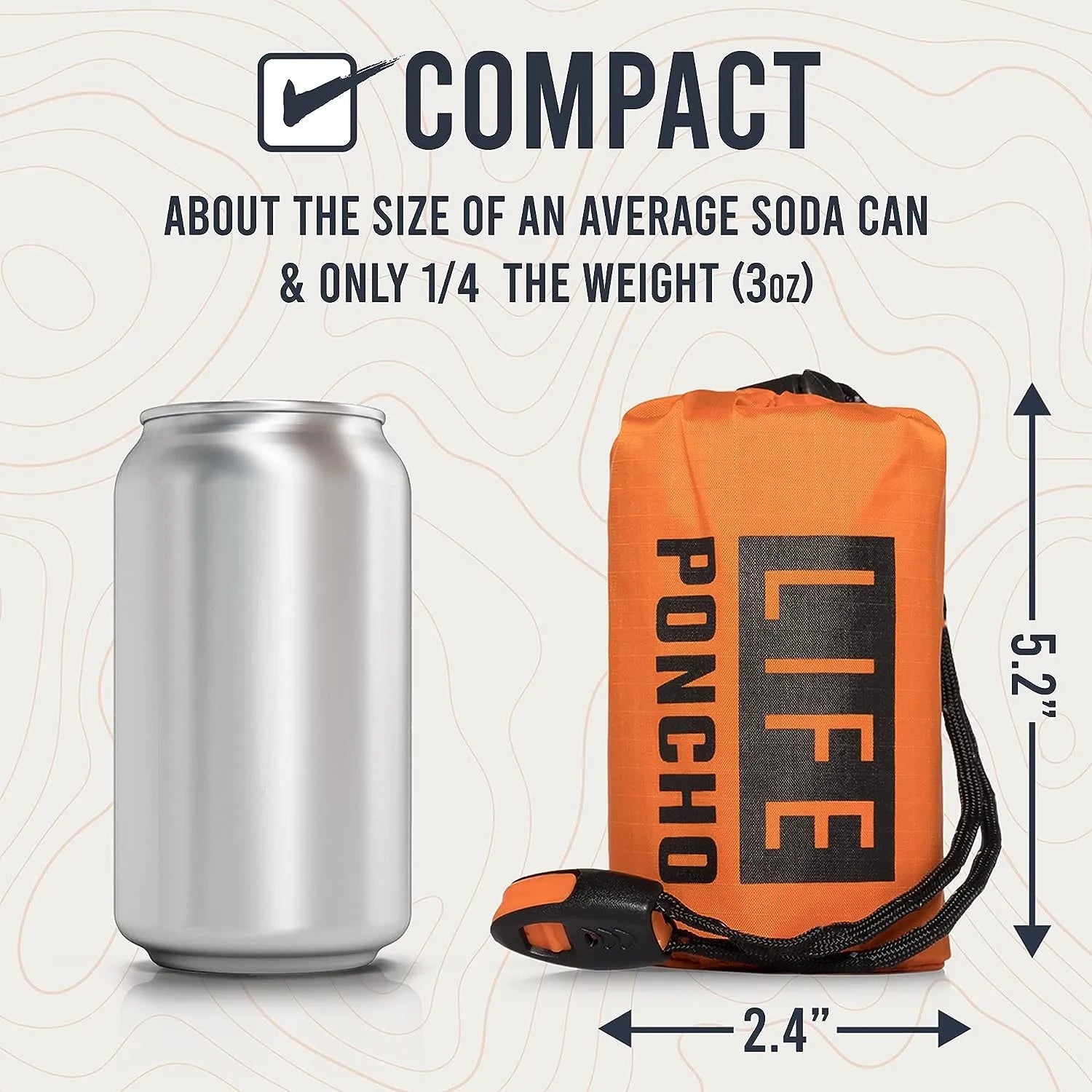 Emergency Survival Poncho – Waterproof Thermal Space Blanket