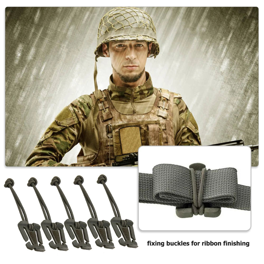 2-Pack Nylon Carabiner Clips – Outdoor Backpack & Camping Hooks