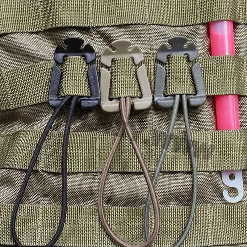 2-Pack Nylon Carabiner Clips – Outdoor Backpack & Camping Hooks