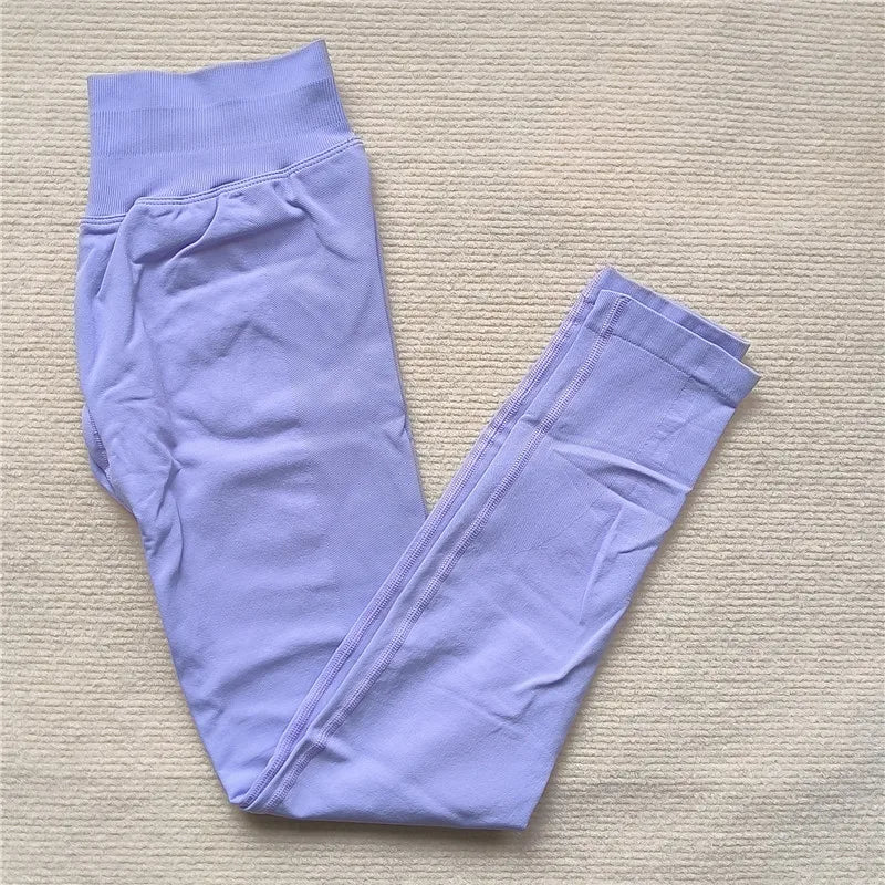 Seamless High-Elastic Yoga Leggings – Butt-Lifting Fitness Tights