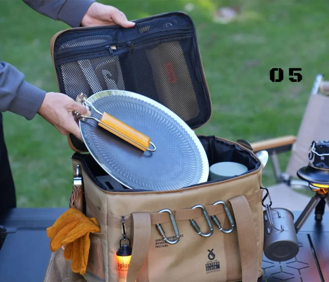 30–42L Tactical Camping Storage Bag – Insulated Waterproof Box