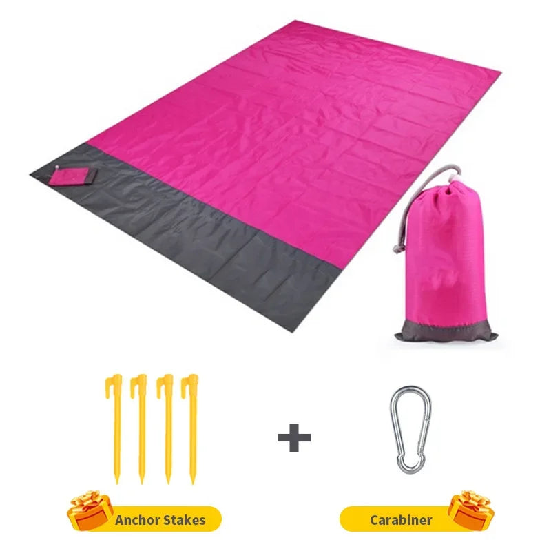 Waterproof Folding Beach & Picnic Mat – Lightweight Outdoor Blanket