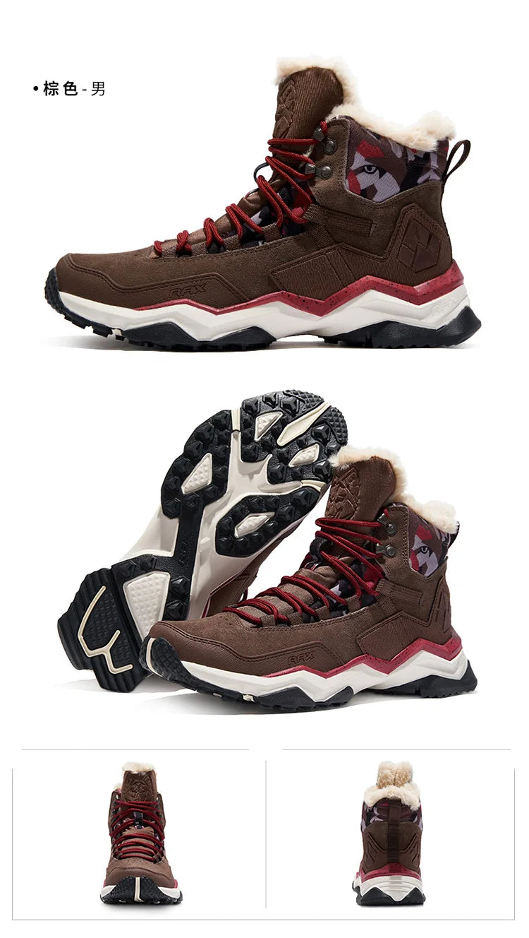 Waterproof Winter Hiking Shoes – Men’s Outdoor Snow Boots