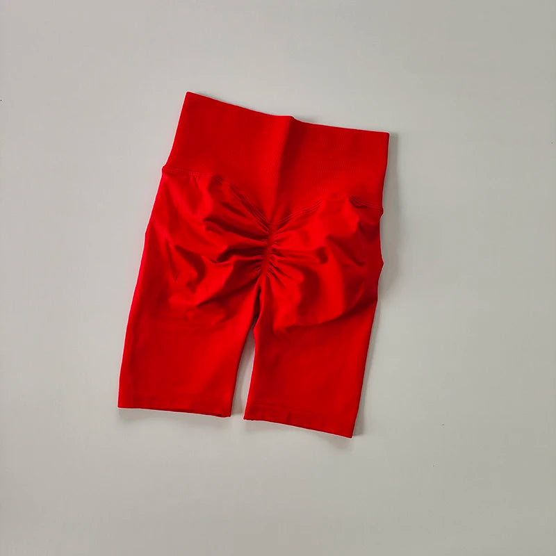 High-Waist Women’s Yoga & Fitness Shorts – Hip Push-Up Quick-Dry