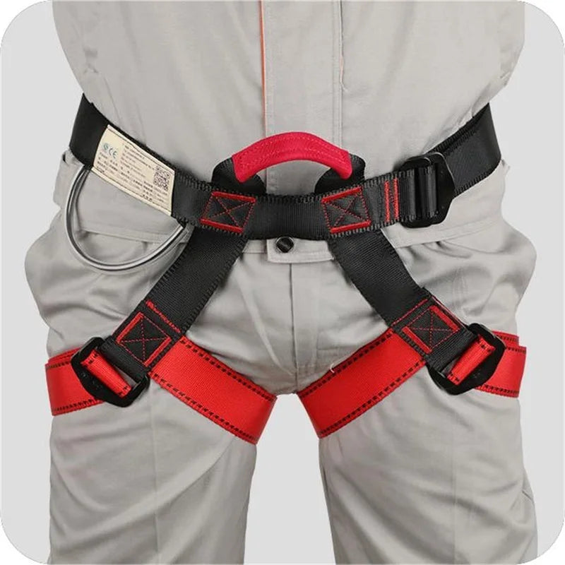 Outdoor Half-Body Climbing Harness – Safety Waist Support