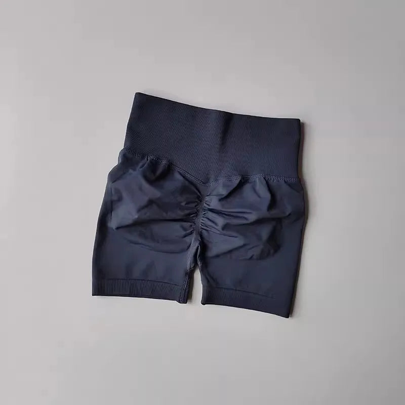 High-Waist Women’s Yoga & Fitness Shorts – Breathable Workout Shorts