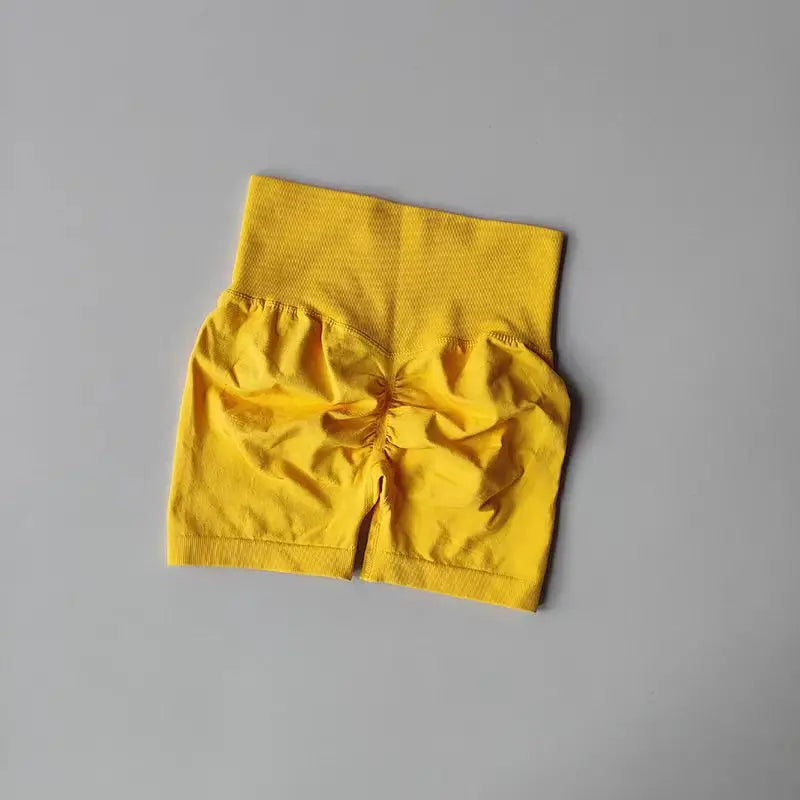 High-Waist Women’s Yoga & Fitness Shorts – Breathable Workout Shorts