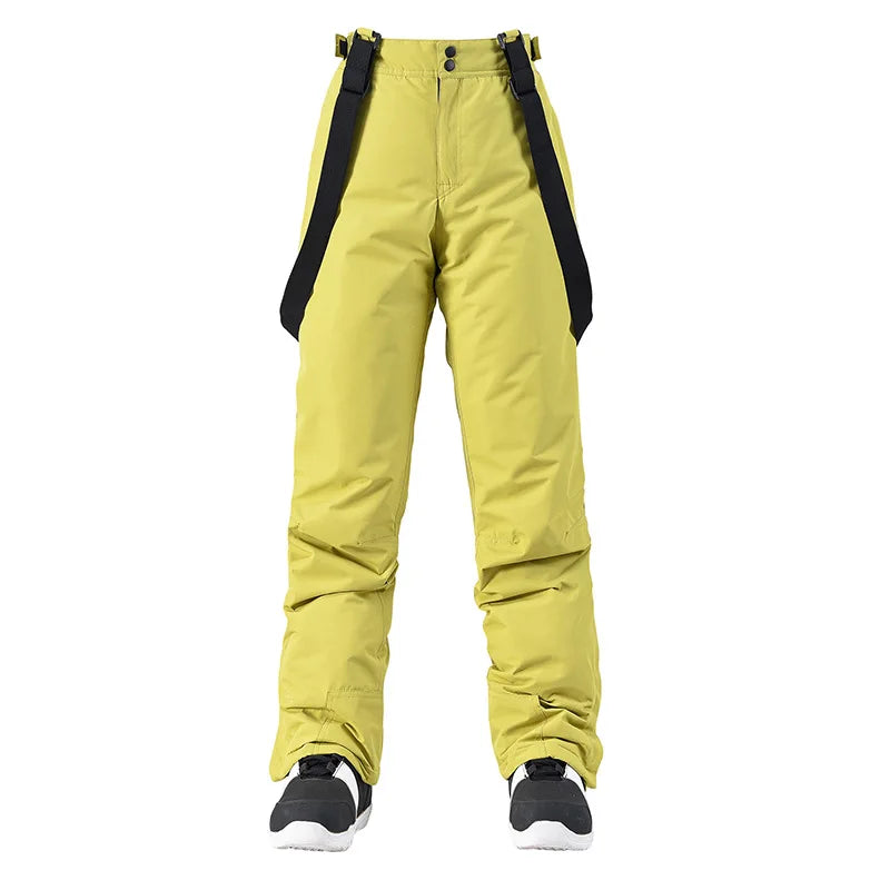 Unisex Winter Ski Pants – Thick, Waterproof, Windproof Snow Trousers