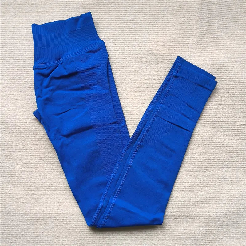 Seamless High-Elastic Yoga Leggings – Butt-Lifting Fitness Tights