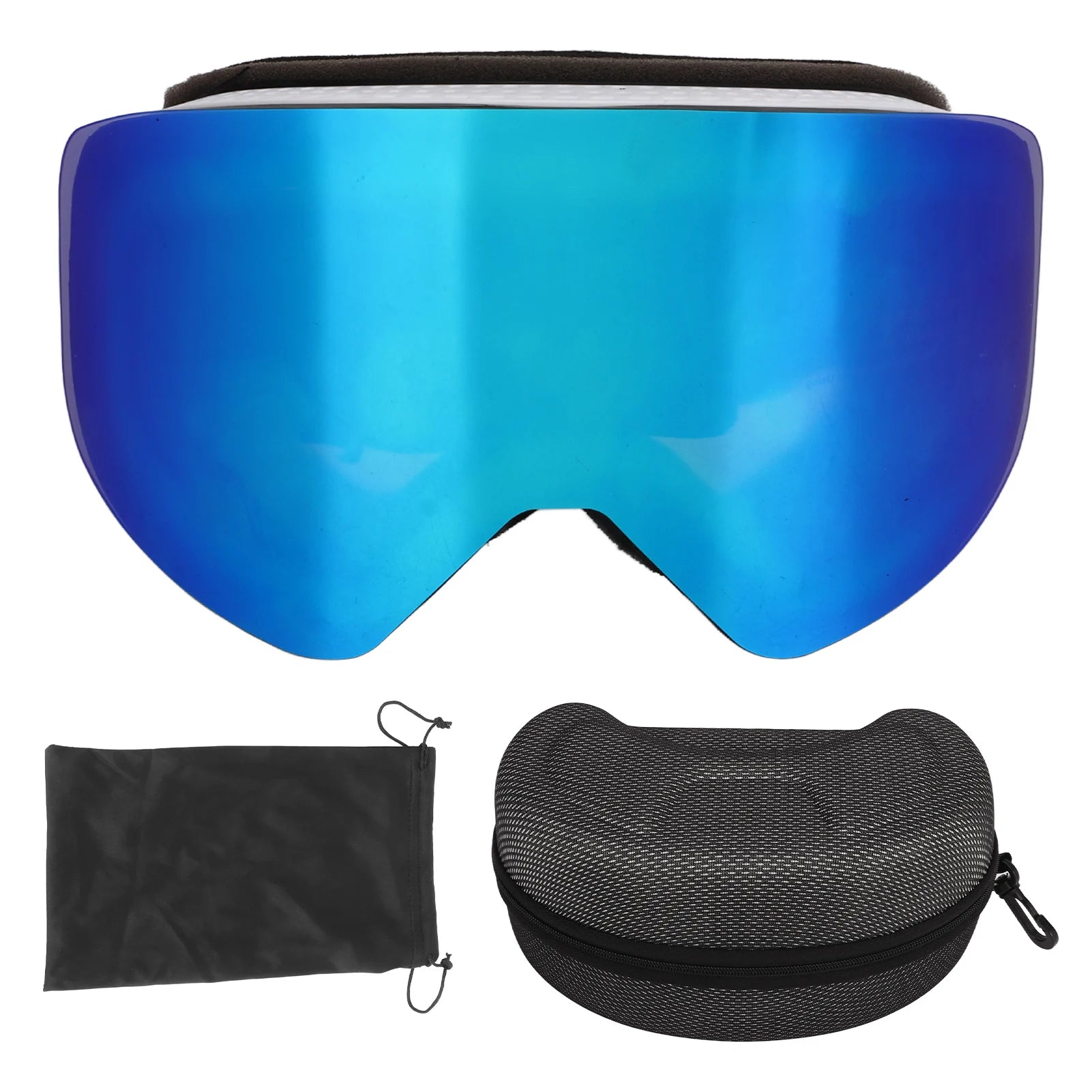 Magnetic Ski Goggles – Anti-Fog UV Snowboard OTG Goggles