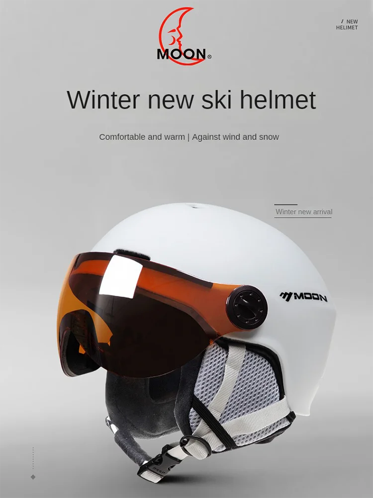 Ski Helmet with Snow Visor – Safety Gear for Winter Sports