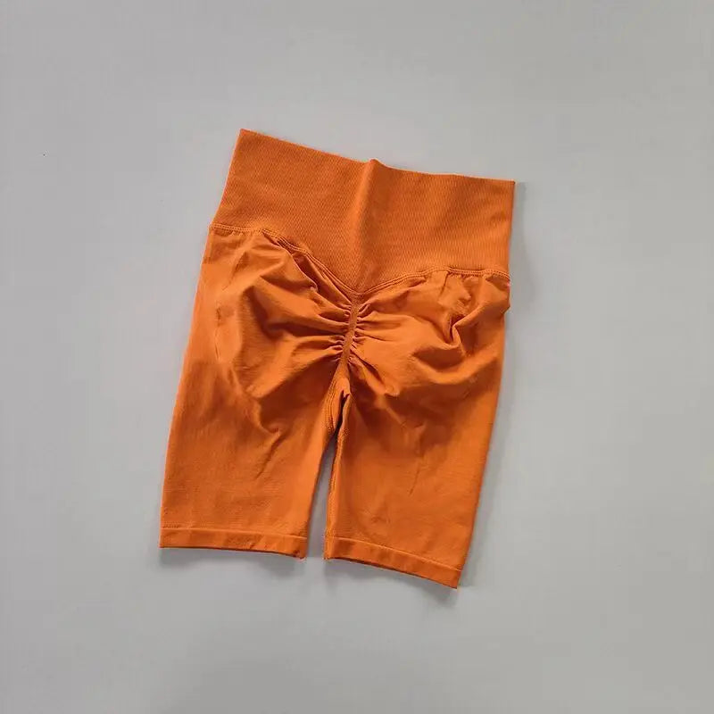 High-Waist Women’s Yoga & Fitness Shorts – Hip Push-Up Quick-Dry