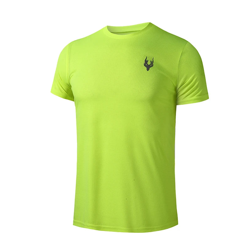 Men’s Quick-Dry Running T-Shirt – Summer Sports & Gym Tee