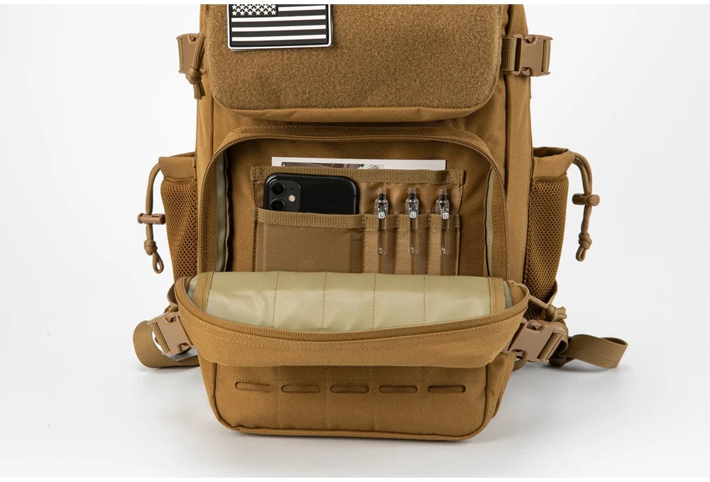 25L Tactical MOLLE Backpack – Outdoor, EDC & Hiking Rucksack