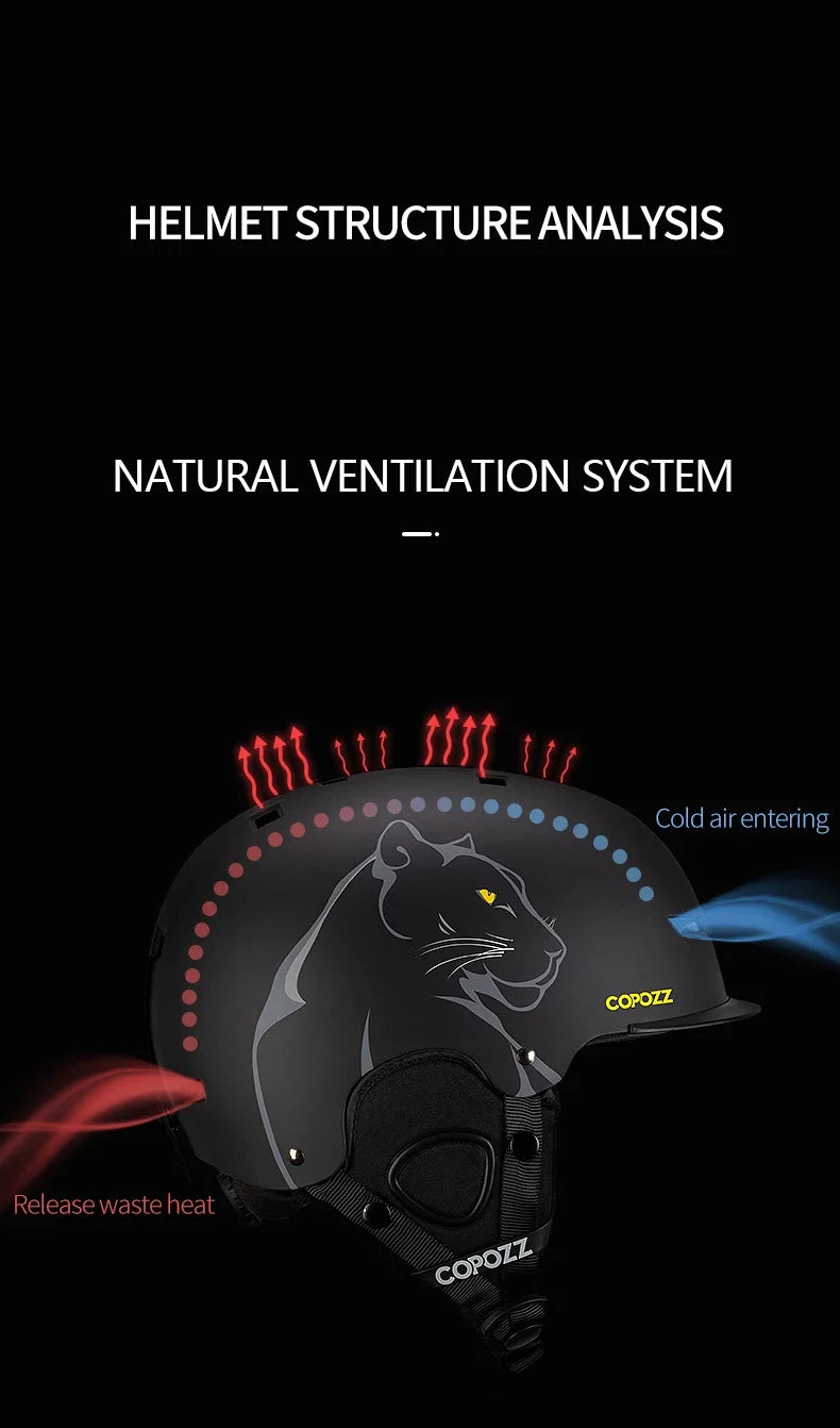 Cartoon Half-Cover Ski Helmet – Anti-Impact Sports Helmet for Adults & Kids