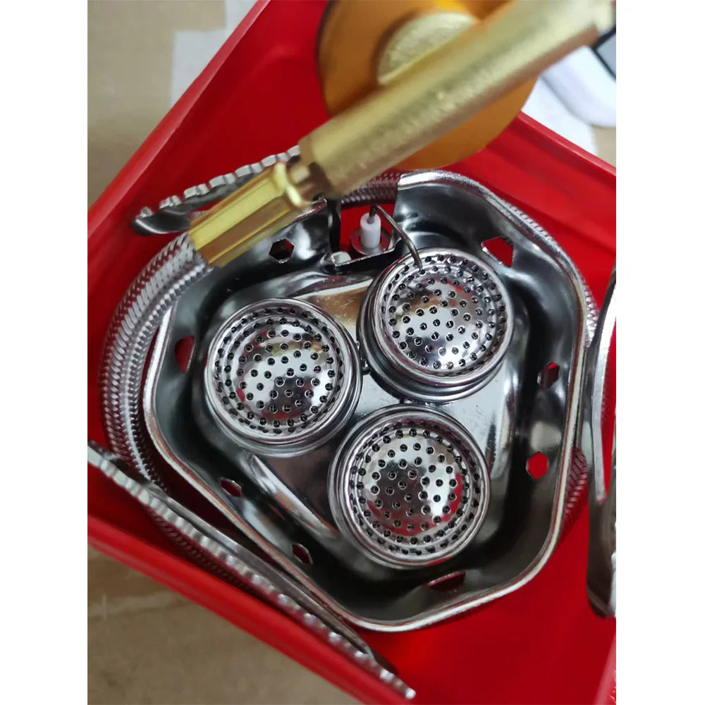 3-Head Gas Stove – 5800W Folding Camping Burner