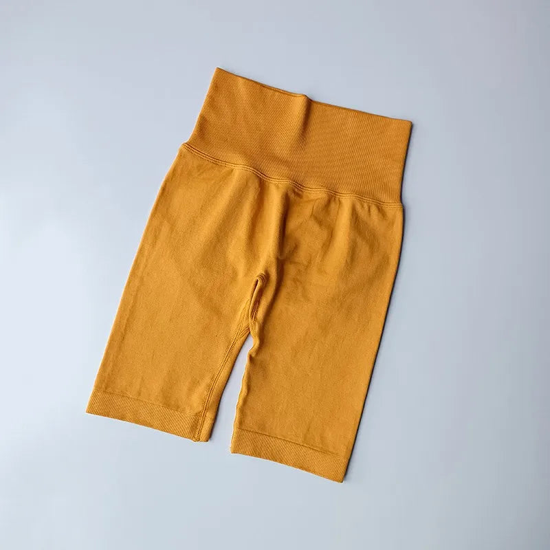 High-Waist Women’s Yoga & Fitness Shorts – Hip Push-Up Quick-Dry