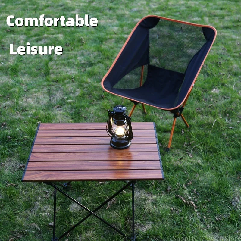 Ultra-Light Foldable Outdoor Chair – Aluminum Alloy Moon Chair