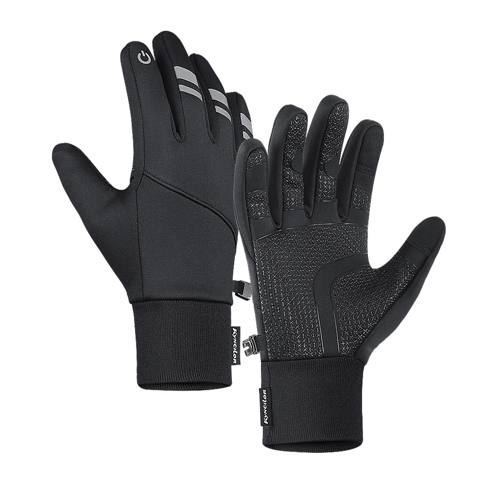 3M Black Winter Gloves – Waterproof & Touchscreen Outdoor Sports Gloves