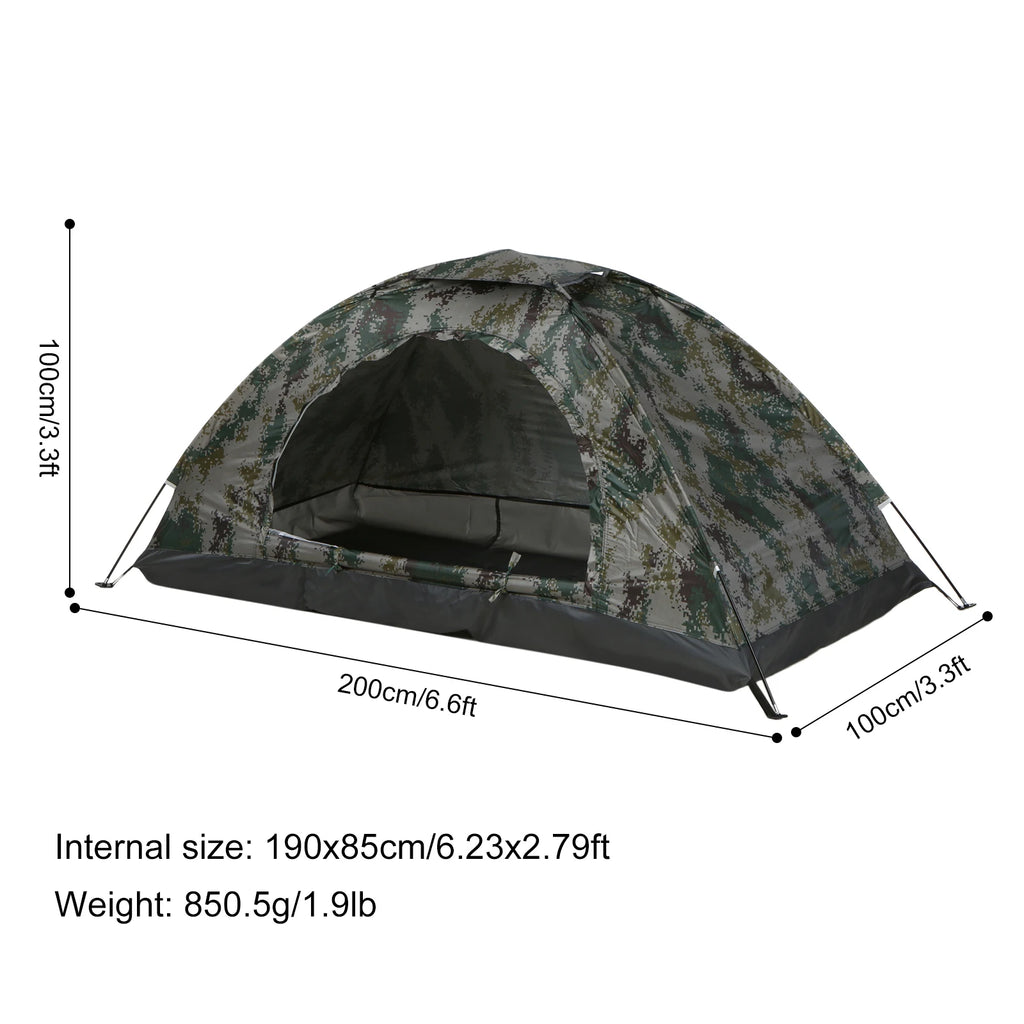 TOMSHOO 2-Person Summer Camping Tent – Lightweight Outdoor Trekking Shelter
