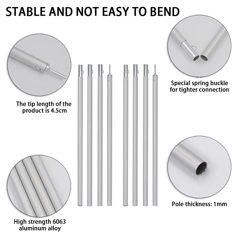 Waterproof Tent Tarp – Lightweight Outdoor Camping Sun Shelter