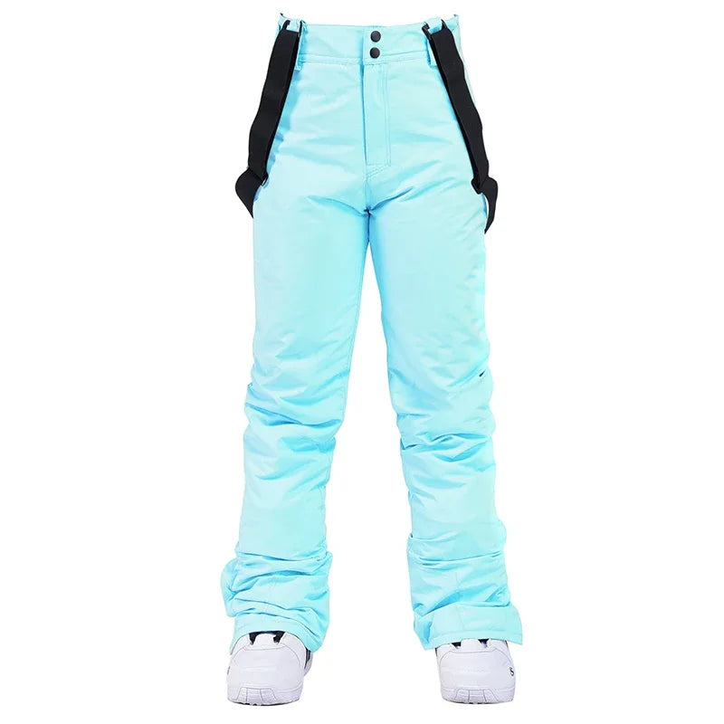 Unisex Winter Ski Pants – Thick, Waterproof, Windproof Snow Trousers