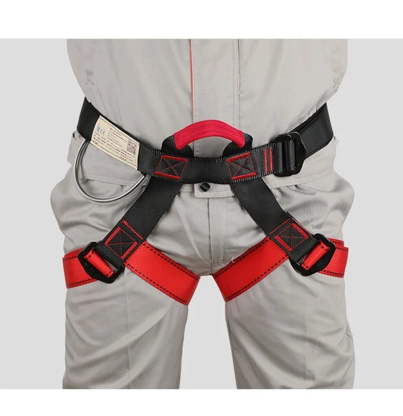 Outdoor Half-Body Climbing Harness – Safety Waist Support