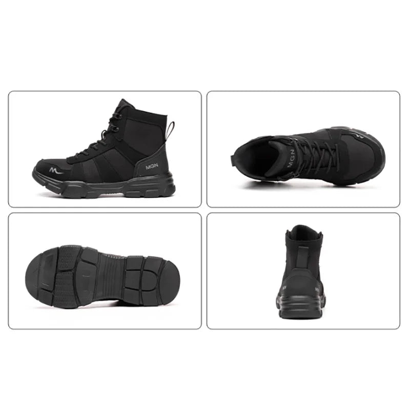 Indestructible Steel Toe Work Boots – Men & Women Safety Shoes