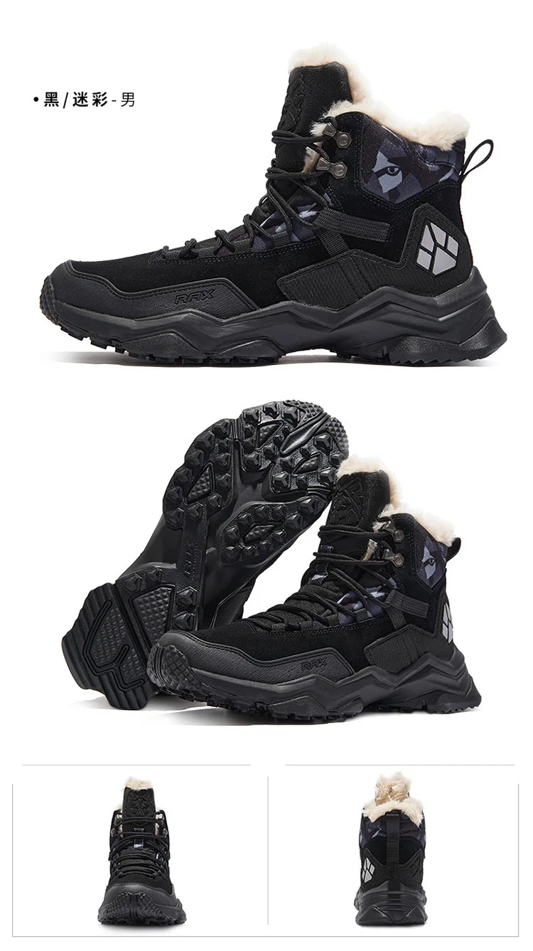 Waterproof Winter Hiking Shoes – Men’s Outdoor Snow Boots