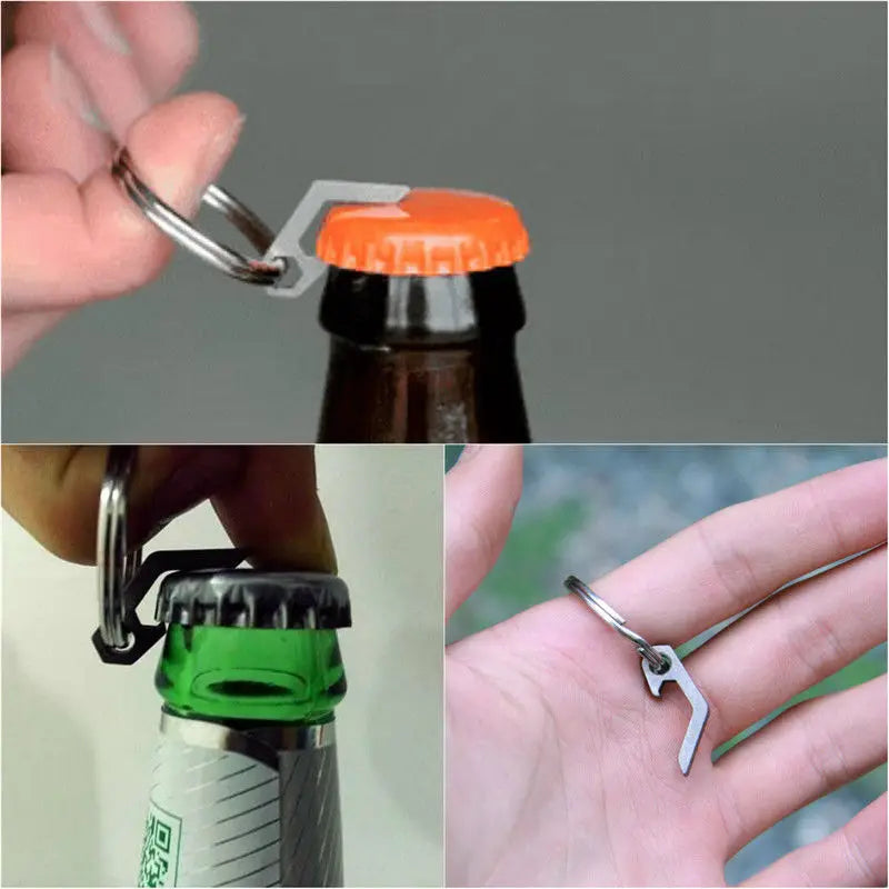 Mini EDC Bottle Opener Keyring – Lightweight Pocket Tool