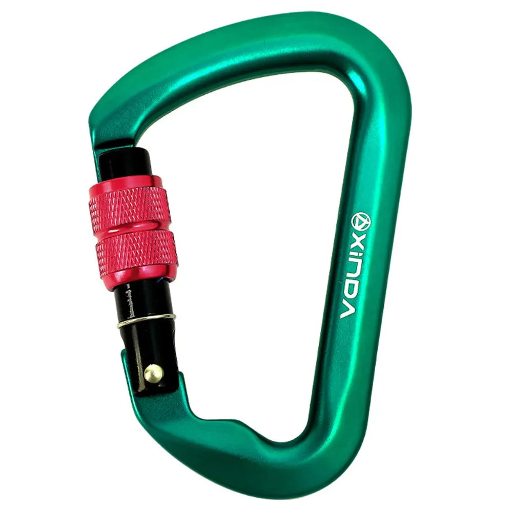 30kN Locking Carabiner – Heavy-Duty D-Shaped Climbing Carabiner