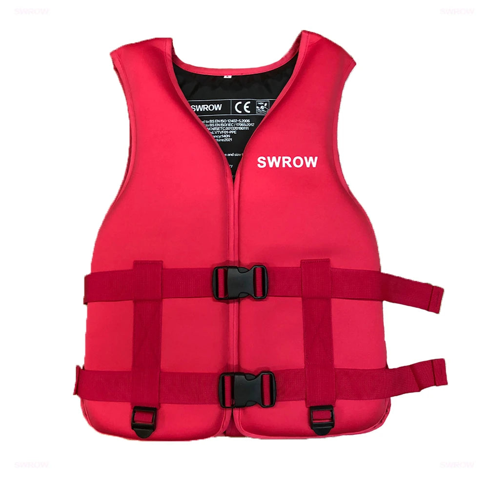 Adjustable Adult & Kids Swimming Life Jacket – Safety Vest with Whistle