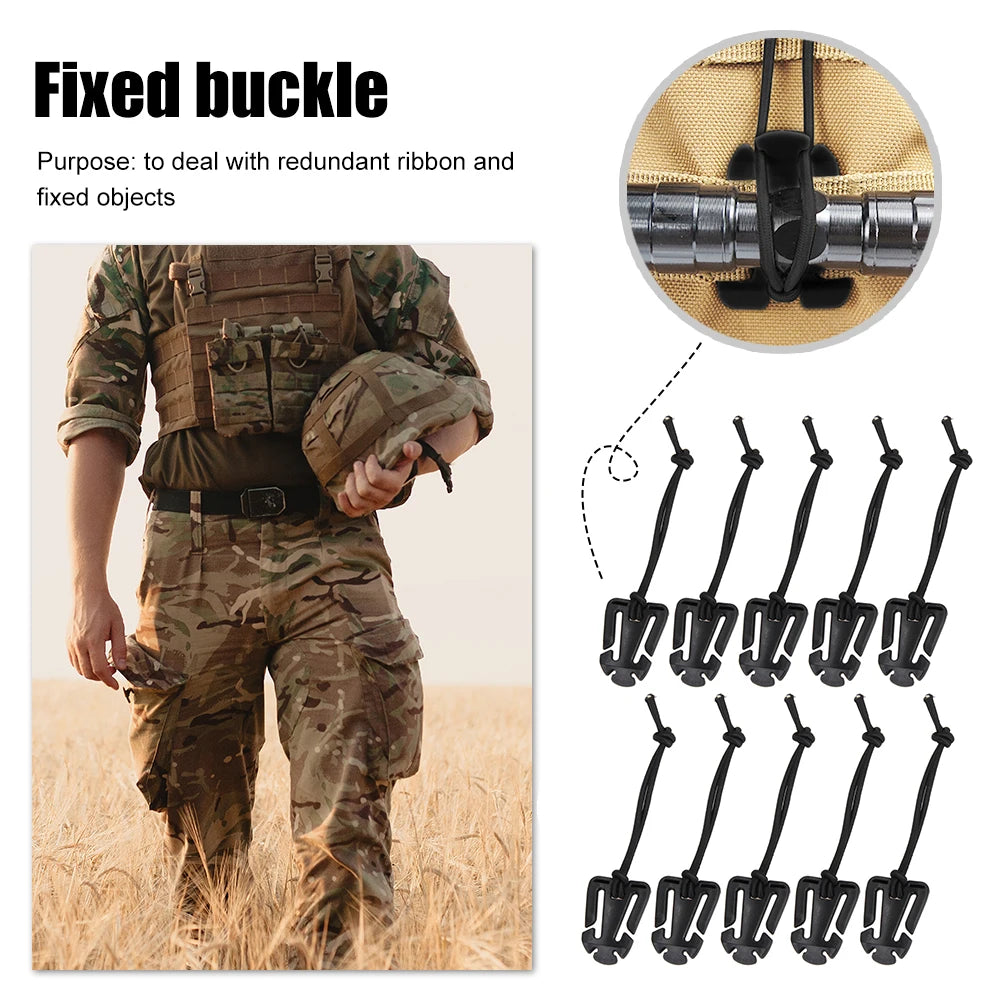 2-Pack Nylon Carabiner Clips – Outdoor Backpack & Camping Hooks