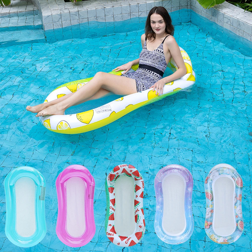 Rooxin Inflatable Water Hammock – Pool & Beach Float Bed